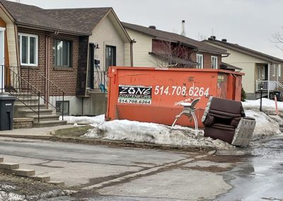 Conteneur en hiver - Location de conteneur Montréal.ca