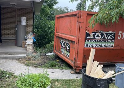 Conteneur de débris en tout genre à Montréal et ses environs - Location de conteneur Montréal