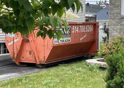 Conteneur pour débris en tout genre - Location de conteneur Montréal