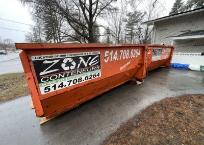 Location de petits conteneurs de chantier pour entrepeneur à Québec - Location de conteneur Montréal